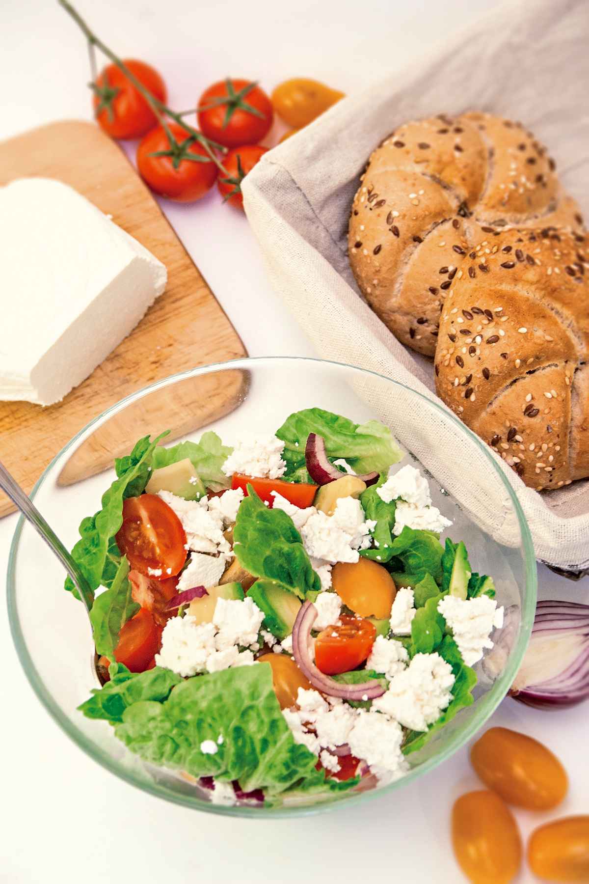 Sałatka z sałatą rzymską